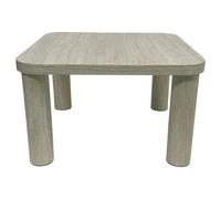Table basse carrée effet marbre GÖRAN - Gris