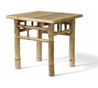 Table basse carrée en bambou brun 45 x H 45 cm Aviation 45