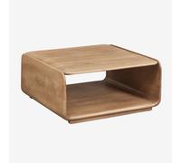 Table basse carrée en bois Tinsley Bois de Mangue 110 x 110 cm