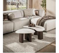 Table basse céramique 3D design organique (x2) MAHAL