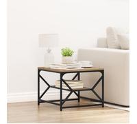 Table basse - Chêne - 51x50x40 cm - Rectangulaire - Style contemporain
