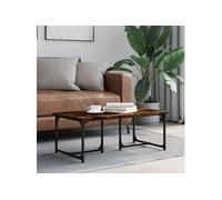 Vidaxl Table basse Chêne fumé 90 cm