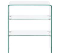 Table basse - CLOUD - 50x40x56 cm Verre trempé - Pour Salon - 284727