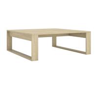 Table basse - CLOUD - Chêne sonoma - 100x100x35 cm - bois d'ingénierie - Pour Salon - 808633