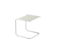 Table basse - club - aluminium blanc - l.39xl.38xh.41,5cm