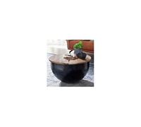 Table basse coffre 60x60x34 cm en manguier recy t fer noir