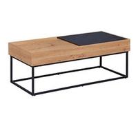 Table Basse Coffre Anthracite et Effet Chêne - PAVIK - ALTOBUY Marron G