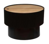 Table basse coffre en bois ENOLA - Noir