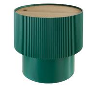 Table basse coffre en bois modèle haut ENOLA - Vert