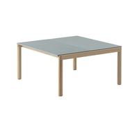 Table basse Couple 80x84x40 cm ondulée WxHxD 84x40x80cm