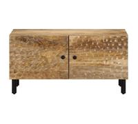 Table basse - CUQUE - AB356896 - Bois de manguier massif - 80x50x40 cm - Style contemporain