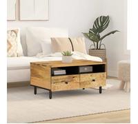Table basse - CUQUE - CQ019 - Bois de manguier massif - 80x54x40 cm - Style contemporain