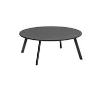 Table d'appoint de jardin ronde SAONA Graphite D.90 cm - Acier traité époxy, Traitement anti-rouille renforcé Hespéride