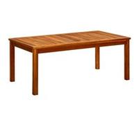 vidaXL Table basse de jardin 110x60x45 cm bois massif acacia