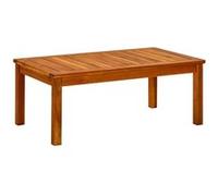 vidaXL Table basse de jardin 90x50x36 cm en bois massif d'acacia