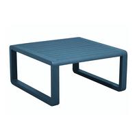 - Table basse de jardin en aluminium 80x80 cm Tonio bleu