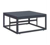 Table basse de jardin en acier - vidaxl - Anthracite - 70x70,5x31,5 cm - Utilisation en extérieur - Robuste et durable