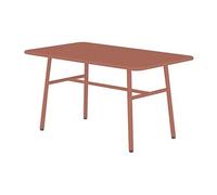 Table basse de jardin en métal - Terracotta - MIRMANDE de MYLIA