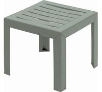 Table basse de jardin Miami, Résine, 40 x 40 x 35 cm, Vert Tender, Empilable, Résistante aux UV