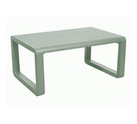 Table basse de jardin rectangle aluminium - Quenza II - L.90 x l.60 x H.40 cm