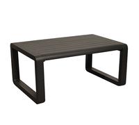 Table basse de jardin rectangle aluminium - Quenza II - L.90 x l.60 x H.40 cm