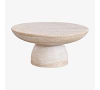 Table Basse De Jardin Ronde Ø70 Cm En Ciment Zenadia