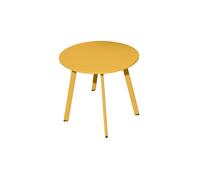 Table basse de jardin ronde acier époxy - Massaï - Ø 60 cm