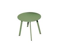 Table basse de jardin ronde acier époxy - Massaï - Ø 60 cm