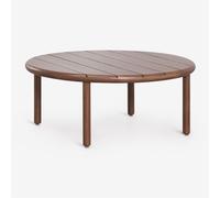 Table Basse De Jardin Ronde En Bois D'acacia Olivia Brun Acacia Foncé Brun Acacia Foncé Ø80 Cm