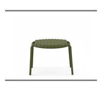 Table basse de jardin ronde en résine pp 50 % recyclé joysxee - ø50 cm - vert sa