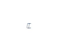 Table basse de jardin Violette II en acier 35 x 52 x 48 cm - bleu