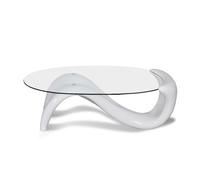 Table basse de salon blanche - Wave - DESIGNETSAMAISON