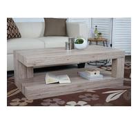 Table Basse De Salon Hwc-A32, Structure 3d Mvg 40x110x60cm Aspect Chêne Sanremo Multicolore