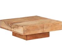Table basse design 80x80x28 cm en acacia massif - Tables basses 2025 Nouveau6670596 1parcel