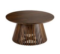 Table Basse Design en Bois ""Vincent"" 90cm Marron