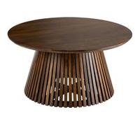 Table Basse Design en Bois "Vincent" 90cm Marron Marron G