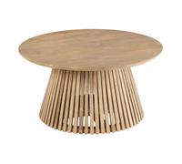 Table Basse Design en Bois Vincent 90cm Naturel