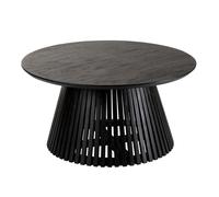 Table Basse Design en Bois "Vincent" 90cm Noir