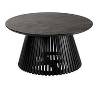 Table Basse Design en Bois "Vincent" 90cm Noir Noir G