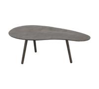 J-Line Table basse Goutte Design aluminium 90 cm Noir