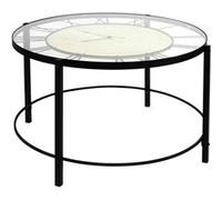 Home Deco Factory – Table basse Horloge – Noir