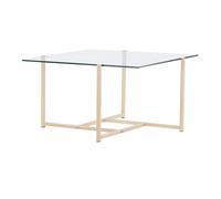 Paris Prix Table basse verre carrée - Transparent