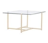 Paris Prix Table basse verre carrée - Transparent