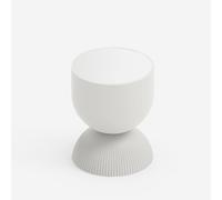 Table basse design moderne en polyéthylène plan blanc Illo - Blanc