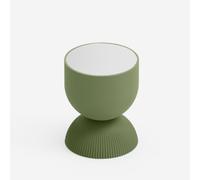 Table basse design moderne en polyéthylène plan blanc Illo - Vert 2