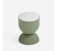 Table basse design moderne en polyéthylène plan blanc Illo - Vert