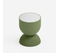 Table basse design moderne en polyéthylène plateau blanc Illo
