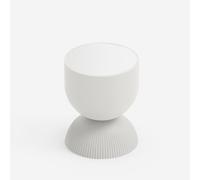 Table basse design moderne en polyéthylène plateau blanc Illo