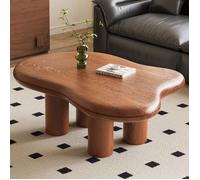 Table Basse Design Moderne - Table de Salon Bois Forme Organique, Table d’Appoint Café Style Contemporain pour Salon