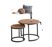 Table basse, design nordique, minimalisme moderne, chêne foncé